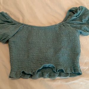 Wild fable off the shoulder crop top.